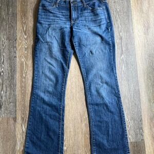 Old navy the flirt Dark size 8 regular wash flared jeans
